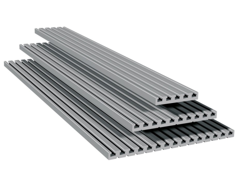 T-Not-platta - Aluminiumprofil